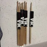 3 Pairs Vic Firth 5B Wood Tip American Classic Hickory Drumsticks New + 1
