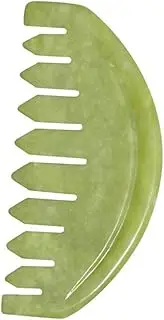 TOVINANNA Scalp Massage Jade Comb Head Massager Hairbrush Gentle Scrub for Blood Flow