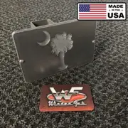 South Carolina Flag Hitch Cover - Two Layer - 1/8" Steel - Custom SC WinterFab