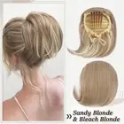 Women Comb Clip In Hair Bun Chignon Hair Extension Drawstring Ponytail Chignon