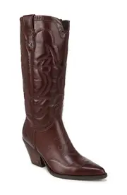 Sam Edelman James Pointed Toe Western Boot in Spiced Pecan at Nordstrom, Size 7 Wide Calf