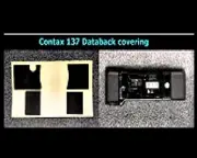For Contax 137 Data Back Pre-cut Replacement Leather Seal From Japan #AN220020