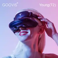 在飛比找PChome24h購物優惠-GOOVIS T2 酷睿視Young頭戴顯示器-黑色