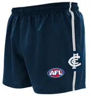 AFL Home Baggy Shorts - Carlton Blues - Adult - Supporter - Burley Sekem