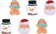 Fifth Ave Kraft Christmas Santa Mail Gift Card Holder Tins (Set of 4)