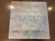 VTG 1969 ORIGINAL OLD STOCK SHELL Motor Oil Gas Pump Sticker Advertising Decal