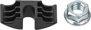 [Spare Hardware Parts] MALM Bed Frame Crescent Nut and Small Nut Pack (Replacement for IKEA Part #122998 + 114254) (Pack of 4)