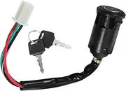 HEALEEP Motorcycle Ignition Switch Replacement for ATV Keyed Start Switch with Key Stylish Design for Enhanced Electrical Circuit Protection and Easy Installation