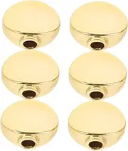 Parliky Acoustic Electric Guitar Tuning Pegs 6pcs Metal Tuner Handle Easy Installation Tuning