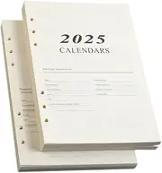 HOODANCOS 2 Sets A5 Binder Inserts for Notebook Dotted Refill Paper Notepad Refills Notebook Inner Paper