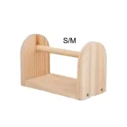 Yarn Ball Holder Spools Holder Ribbon Storage Solid Wood Rotatable Thread Holder
