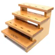 Horotec Wooden Storage Rack MSA12.398 for 12 Watchmaker Tweezers Tool