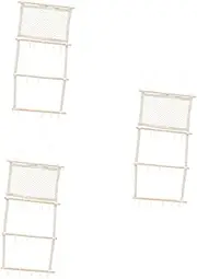 [RYEPOLNIX] 3pcs Hairpin Storage Rack Decorations Hair Accessories Wooden Child/108