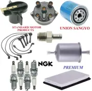 Tune Up Kit Filters Cap Spark Plugs Wire Set for Nissan Sentra L4 1.6L 1991-1994 (for: Nissan)