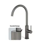 ACA Brass Kitchen Sink Laundry Mixer Tap Swivel Spout Faucet WELS 399mm Knurled