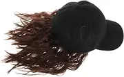 BESTYASH Curly Short Hair Wig Baseball Cap For Women Style Modern Synthetic Wig Hat Fashionable Hair Cap For Daily Wear Travel Social Gatherings