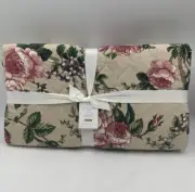 Pottery Barn Adelise Reversible Floral Cotton Quilt King Cal King Multi #9703C