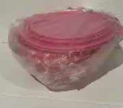 Tupperware Wondelier Mixing Bowl Set 3x Pink New Nesting Bowls
