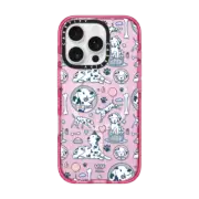 iPhone 16 Pro Impact Case MagSafe Compatible Dalmatian is love by shinkiru
