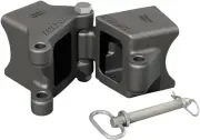Fulton HDPW330300 Fold-Away™ Hinge Kit, Weld On, 5,000 Lbs. Capacity, 3 In. X...