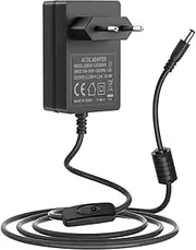 12V 2A Power Supply Wall Charger Replacement for Seagate Hard Drive Freeagent Goflex WD Western Digital My Book Essential Digital External Hard Drive HDD WD My Cloud Power Supply