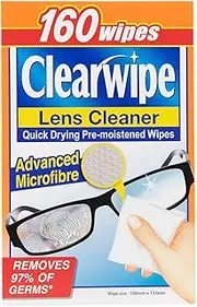 Camel Active Men's ClearWipe Lens Cleaner 160 wipes