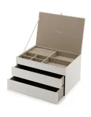 [One Six Eight London] Gabriella White Xl Jewellery Box