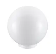 Aspen Creative 28002-11, 8" White Acrylic Replacement Lamp Post Globe with 3-...