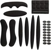 Helmet Padding Foam Kit 27PCS Bicycle Replacement Sealed Pads Universal Helmet Foam Pad Sets for Bike Motorcycle Cycling Riding Racing Sporting Outdoors