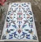 3'X2' Marble Table Top coffee console Inlay Home pietra dura lapis malachite l1