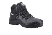 Safety Jogger Mens Waterproof Leather Safety Boots (Black) - UTFS9008