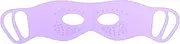 Silicone Eye Mask Ear-hanging Eye Mask Double Sided Reusable Eye Patch Cooling Eye Cover for Women Sleeping Eye Care Violet