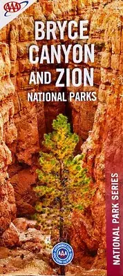 Map of Bryce Canyon & Zion National Parks, Utah, by AAA Publishing