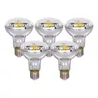 5 x R80 E27 8W 3000K 720 lm Warm White Reflector LED Filament Bulb Lamp ES Globe