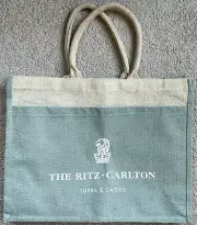 The Ritz Carlton Turks & Caicos Tote Bag - New, Authentic, Unused