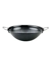 [Anolon] N Carbon Steel Induction Wok 36cm in Black