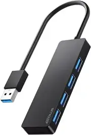 USB 3.0 Hub, 4 Port USB Hub Splitter,Portable USB Adapter Mini Multiport