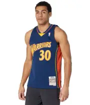 Mitchell & Ness NBA Swingman Road Jersey Warriors 09 Steph Curry Navy 2XL