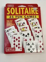 Vintage Hoyle Solitaire 25 Fun Games with 2 Decks Of Cards 7260 1997