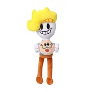 Hamination Bryson And Ham Plushie Toys Super Boy With Yellow Hair Drooling Ham Pillow Plush Toy Soft Stuffed Doll Gift -NMAOV A