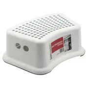 Boxsweden 32cm Single Step Kids Multipurpose Non-Slip Stool/Ladder White