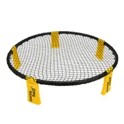 Mini Beach Ball Game Set Outdoor Team Sports Lawn Fitness Equipment Net With 3 Balls 4Pcs Spikeball Volleyball