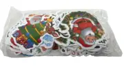 Christmas Themed Decal Stickers Assorted Lot of 25 Pieces New & Sealed