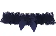 [Ealafee] Pink Bridal Garter Set with Bowknot Toss Away Plus Size Wedding Garter Belt Set Lace
