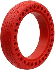 MCMATUTKEQ Fit For Segway Fit For Ninebot Max G30 10x2.50 Tyre For Tricycle Bike Schwinn Kids 3 Wheel Electric Scooter 10' Fluorescent Tire(1pc red)