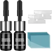 Windshield Repair Kit, Windshield Repair Kit for Chips and Cracks, Car Glass Repair Kit, Cracks Gone Glass Repair Kit, Automotive Glass Nano Fluid Windshield Crack Repair Kit for Chips (blue-1)