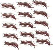 ERINGOGO 100 Pcs Fake Centipede Prank for Halloween and April Fools Day Realistic Tricky Props for Scaring Friends for Party Decorations and Mischief