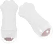 VICASKY 2 Pcs Cat Shaped Facial Massage Rollers Unique Skincare Tool for Versatile Face for Cheeks Forehead and Undereye Areas Reduces Signs of Aging