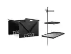 Adventure Kings Campfire Cooking Grill BBQ Combo + Portable Camping Fire Pit 4WD