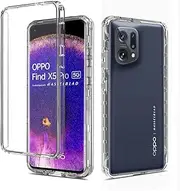 OPPO Find X5 Pro 5G Galaxy Front and Back Case [Built in Screen Protector]Transparent Clear Fully Protection PC Hard Soft Slim Thin Cover Bumper Shockproof For (OPPO Find X5 Pro 5G)